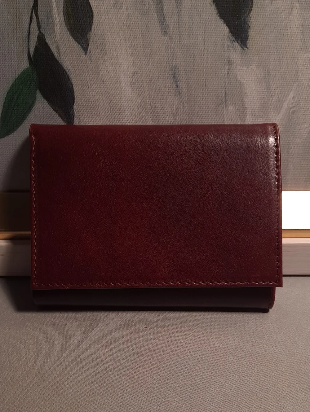 Zenyetti Italian Classic Men's Leather Wallet Deep Burgundy Oxblood Red Premium